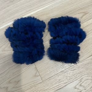 Jocelyn Genuine Fur Fingerless Gloves